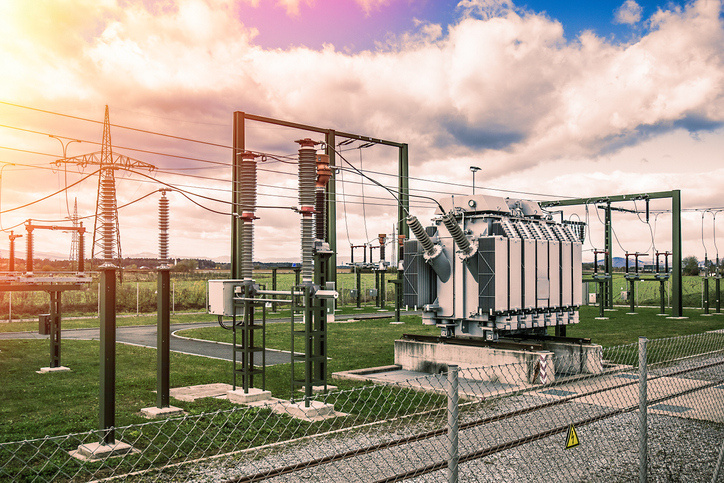 High Voltage Substation Grid
